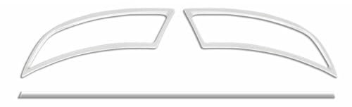 OMAC Auspuffblende Stoßstangen Zierblende kompatibel mit Skoda Superb 2015-2024 Edelstahl 3tlg