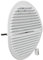 La Ventilazione GABDF200R Griglia di ventilazione tonda pieghevole in Alluminio verniciato bianco con rete antinsetti, diametro ø235 mm