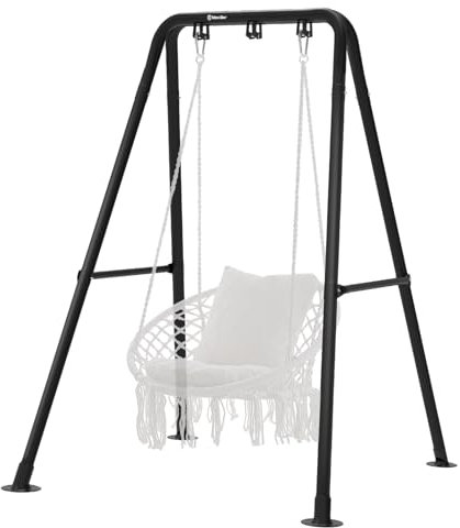 G TALECO GEAR Hängemattenstuhlständer, robuster Stahl-Hängemattenständer, 136 kg, Mehrzweck-Schaukelständer für drinnen und draußen, Hängestuhl Nicht im Lieferumfang enthalten