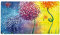 Pusteblume Zirkus Malerei Muster rutschfeste Badezimmer Teppich Matte Shag Dusche Badvorleger Absorbent Badematte für Badezimmer 40,6 x 71,1 cm