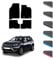 GCM - Car Floor Mats for Dacia Duster 2018 To 2024 Full Coverage Floor Protection - Anti Slip & Fit Car Mat with Clips Easy to Clean Car Carpet for All-Weather (Grey Edging, Rubber)