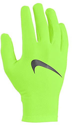 Nike Miler Running Glove Laufhandschuhe Erwachsene Unisex Ghost Green - Silber (L-XL)