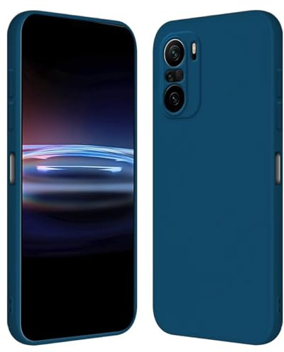 RankOne Case for POCO F3 / POCO F3 5G / Xiaomi MI 11i (6.67 Inches) Soft TPU Silicone Case - Sapphire Blue