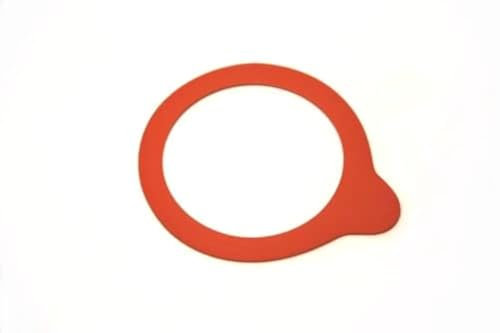 Weck Gummidichtungen/Ringe, 40 mm, 6 Stück Passend für WECK-Modelle 756 757 788 789 Rot