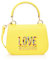 Love Moschino Damen Handtasche, gelb Handtasche, gelb