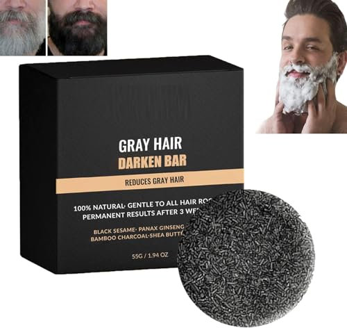 Haventic Gray Hair Reverse Bar,Haventic - Gray Hair Reverse Bar, Haventic Seife,Spartan Gray Hair Reverse Bar,lumeld gray gone soap, Reverse Grey Hair Bar Shampoo (1pcs)