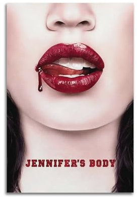 GLUC Jennifer's Body Poster, klassisches Film- und Fernsehposter, Album, Poster, Teenagerzimmer, Wanddekoration, 40 x 60 cm, ungerahmt
