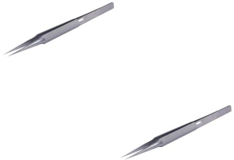 OSALADI 2st Abgewinkelte Pinzette Motherboard-pinzette Präzisionspinzette Spitze Pinzette Industrielle Pinzette Fliegendes Mikroskop Werkzeuge Zum Reparieren Schmuck Metall Arbeit