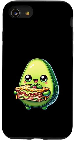 Kawaii Avocado Lasagne Lover Cute Foodie Design Hülle für iPhone SE (2020) / 7 / 8