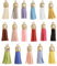 URROMA Mini-Lederquasten-Anhänger, Schlüsselanhänger, Quasten aus Leder, Bunte Lederquasten-Anhänger mit Kappen, Quaste, DIY-Schlüsselanhänger und Bastelbedarf, Taschendekoration, 3 cm, 34 Stück