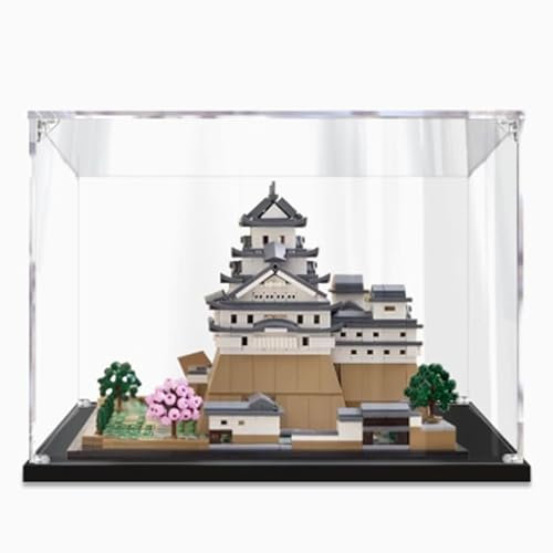 Acryl-Vitrine für Lego 21060 Himeji Castle, staubdichte transparente Vitrine, Modell-Sammler-Vitrine (Modell nicht im Lieferumfang enthalten) (2 mm)