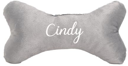 Pekdi Personalisierte Quietsch-Spielzeug für Hunde, Hund Kissen Knochen Form Plüschtier, lustige Geschenke für mittlere, kleine und große Hunde, niedliche Plüschtiere für Hundegeburtstage