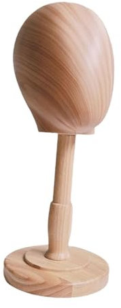 JAYIOLA Perückenständer Display Holz Schaufensterpuppe Kopfständer für Hüte Kappen Schaufensterpuppe Kopf Modell