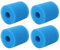 KIMISS 4 Pièces Type H Filtre de Piscine Type H éponge de Filtre de Piscine, Mousse de Filtre de Piscine de Type H Réutilisable et Lavable, éponge de Filtre de Remplacement de Piscine,