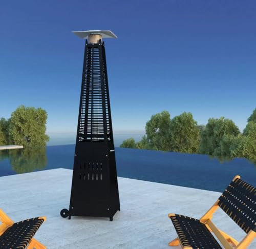 Well Travelled Living Pyramiden-Gas-Terrassenheizer, 2,2 m, 40.000 BTU NAEM