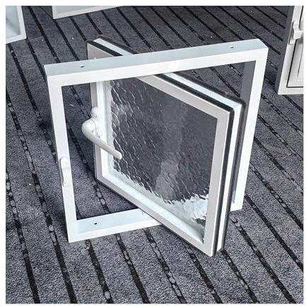 SRDCAIM Finestre scorrevoli rettangolari, finestre a Filo, finestre Verticali per Servizi Domestici, per Bagno, Ufficio, Soggiorno, Decorazione(24x36in/60x90cm)