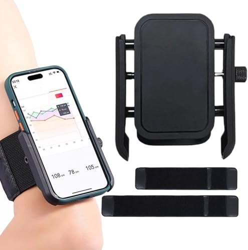 Wristband Phone Holder – Phone Wrist Arm Strap Bracket, Adjustable Workout Arm Strap, Armband Cell Phones Holder, für Gym Treadmill Hiking Driving Navigation Outdoor Live Streaming Walking Jogging