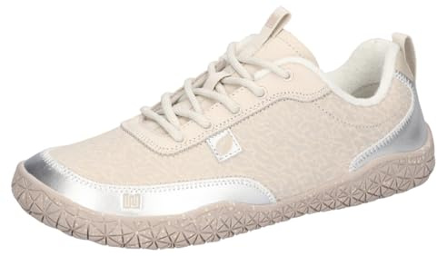 Waldläufer Damen Low Sneaker Barfuß H-Britt 956001-101 Beige