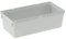 keeeper Recipiente organizador, Combinable con otros recipientes, Plástico resistente (PP), 15 x 8 x 5 cm, Pepe, Plateado