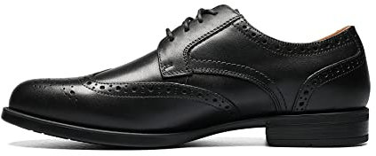 Florsheim Midtown Wing Tip Oxford Men's Oxford, 10 3E US, Black