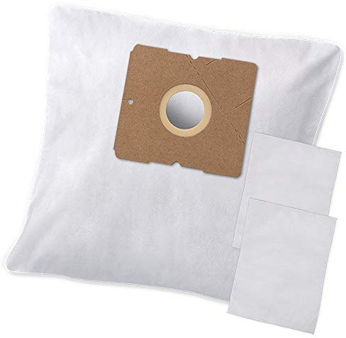 10 Hochwertige Staubsaugerbeutel + 2 Filter - Kompatibel mit Dirt Devil M 7050-6 Bagline - Bestleistung beim Saugen