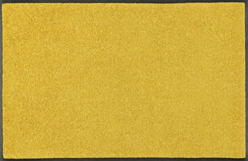 wash+dry Fußmatte, Honey Gold 40x60 cm, innen und außen, waschbar, Gelb