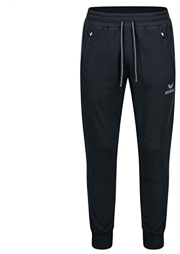 erima GmbH 2101807 Pantalón de Deporte, Unisex niños, Negro, 164