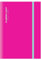 G4GADGET Schülerkalender 2023–2024, A4, rosa Tag pro Seite, A4, Tagesansicht, mit einem schönen rosa Einband mit Gummizug