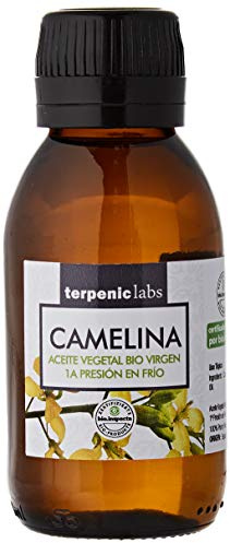 TERPENIC CAMELINA BIO aceite vegetal 100ml. – huile naturelle pour compléter cuisine et soins corporels, contenance 100 ml, s’utilise selon les recommandations du fabricant et facilite la prise en cha