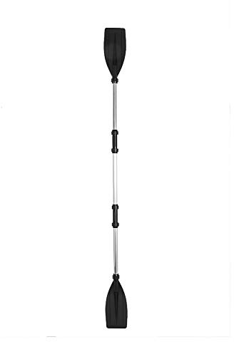 GOTOTOP Paddel Schlauchboot Doppelpaddel Kajak Paddel Board Stechpaddel Kayak Paddle Kanu Paddel für Kajakklingen geriffelte Klinge leicht abnehmbar aus Aluminiumlegierung