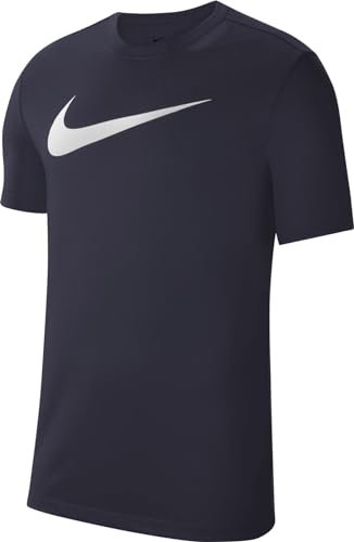 Nike Herren M Nk Df Park20 Tee Hbr T-Shirt, Obsidian/White, S EU