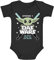 MoonWorks® Baby Body mit Spruch lustig Episode 1 Das Wars Jetzt Habe ich die Macht Yoda Parodie Jungen & Mädchen schwarz 3-6 Monate