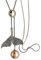 Sautoir Femme Long Chic 80 cm Queue de Baleine Pendentif Strass Argent/Bronze/Collier Perle Femme Reglable/Collier Fantaisie Femme Long Pendentif Femme Double Collier Ajustable (Bronze)
