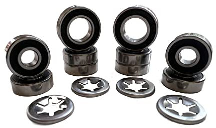 TIMBERA Kugellager Reparaturset (14er-Pack) – Passend für Husqvarna Automower Vorderräder, Achsen, Schneidmotor-Spindelwelle – Modelle 210C, 220AC, 230ACX, 260ACX (2009–2014) – Zubehör für Mähroboter