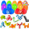 JOYIN 12 vorgefüllte Ostereier mit Mini-Schlangenwürfeln, Twist-Puzzle-Spielzeug, Schlangen-Geschwindigkeitswürfel, Fidget für Kinder, Osterparty, Eiersuche