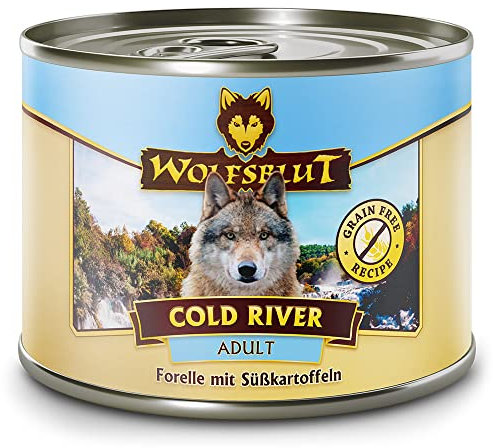 Wolfsblut - Cold River - 6 x 200 g - Forelle - Nassfutter - Hundefutter - Getreidefrei