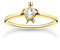 Thomas Sabo anello da donna tartaruga oro argento sterling 925, placcatura giallo 750 TR2401-414-14