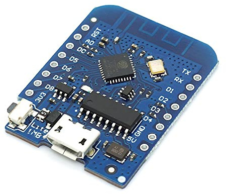 BerryBase D1 Mini Lite CH340 1 MB NodeMcu mit ESP8285 WLAN Module CH340G Lua, ESP8285 Chip WiFi Entwicklungsboard 1MB Byte Modul, kompatibel mit Arduino