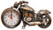 Allayu Retro Mode Motorrad geformt personalisierte Wecker Motorrad Wecker ABS Modell Wecker oder Geschenke Typ + 1, Typ+1