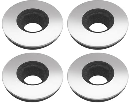 SG Store 100 Stück Dichtungsscheiben 304 Edelstahl Neopren EPDM Verbunddichtung Dichtungsscheiben für Selbstbohrende Schrauben 16mm Außendurchmesser 6,3mm Innendurchmesser 2,5mm Dicke