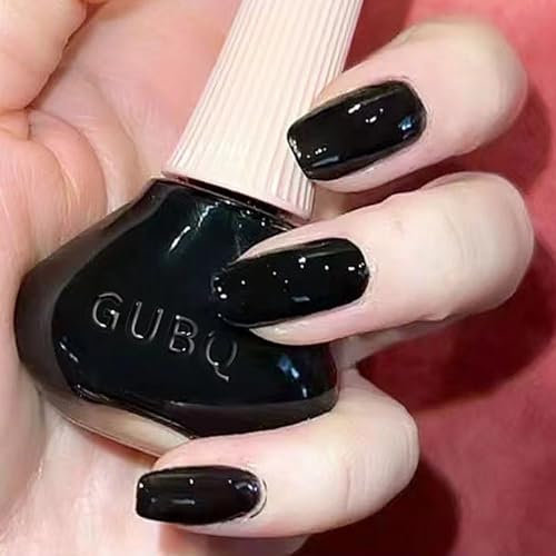 BlackNail Polish, Glitter Nail Polish，12ml Nail Polish is Quick-Drying, Durable, Water-Based, Low-Odor, Environmentally Friendly, And can be used for Nail art and Diy Nail Polish at Home