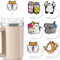 yomanta 6pcs Straw Cover for Stanley Cup for 10mm Dust-Proof Silicone Stanley Straw Topper Accessories, Reusable Straws Cover for Stanley 40/30 Oz Tumbler - Milk Tea