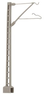Rivarossi Heico HC8036 Gitter-Oberleitungsmasten, graue Farbe, 10er-Packung Modell, Eisenbahnzubehör – Strom und Steuerung