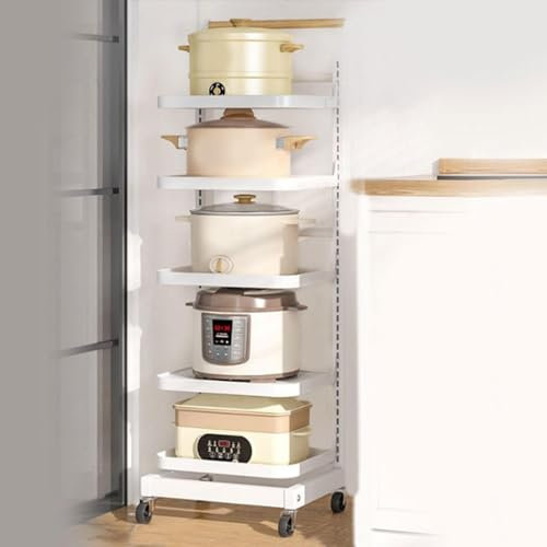 Adjustable Pan Storage Rack nizer with Sliding White Boards Space Saving Solution for Drawers and Cupboards Extendable Shelves for Hot Saucepans and Plates