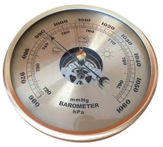 YDYAENIO Wandbarometer An der Wand montiertes Barometer-Luftdrucküberwachungsinstrument. Genaue Wettervorhersage. Wettervorhersage