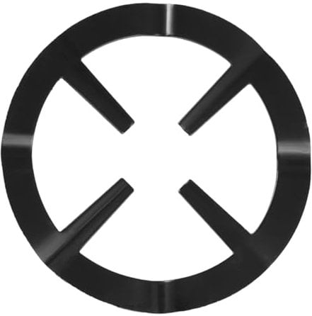 Ciieeo Soporte Adaptador Antideslizante para Cocina Gas Butano Rejilla Resistente Al Calor para Wok Base Redonda Negra Compatible con Estufas De Gas Domésticas