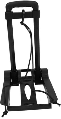 Gadpiparty Faltbarer Aluminium Einkaufs Gepäckwagen Mit Rädern Leichter Stabiler Handtrolley Für Vielseitigen Transport Kompakt Und Tragbar Für Lebensmittel Reisen Und Umzug