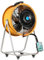 YCYRF Ventilador con Agua Pulverizada, Ventilador Nebulizador Industrial Grande con Ruedas para Uso Comercial, Garaje, Almacén, Taller, Patio(40cm/16in)