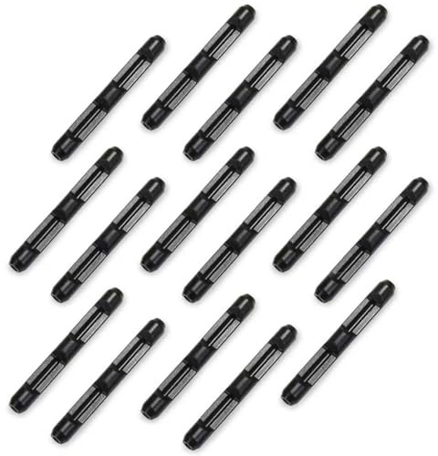 Zegnuem Antirutsch Silikon Ohrpolster für Brillen, 8 Paar Universale Brillenbügel Überzug, Rutschfester Halt für 3-12mm Bügel (Schwarz)