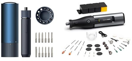 HOTO 3.6V Cordless Screwdriver+HOTO 12V Rotary Tool Kit Pro
